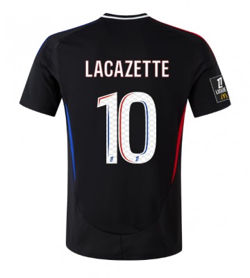 Olympique Lyonnais Alexandre Lacazette #10 Segunda Equipación 2024-25 Manga Corta